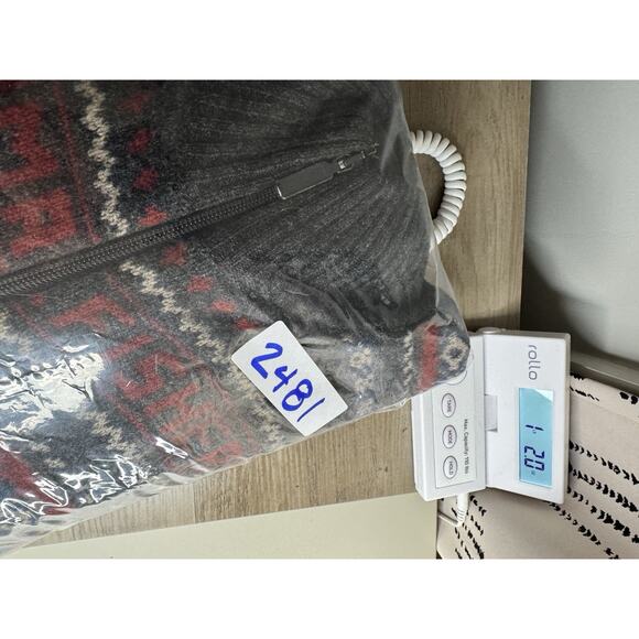 VTG Fisherman Out of Ireland XL Wool Sweater Cardigan Fair Isle Nordic Lambswool - Picture 13 of 13